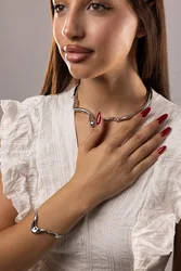 Marla necklace-silver